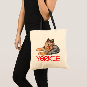 Bolso De Tela Cute Yorkie Puppy Dog Lover Gift Yorkshire Terrier