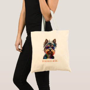 Bolso De Tela Cute Yorkshire Terrier Usa gafas de sol