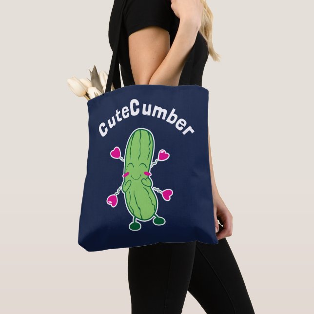 Bolso De Tela CuteCumber (Detalle)
