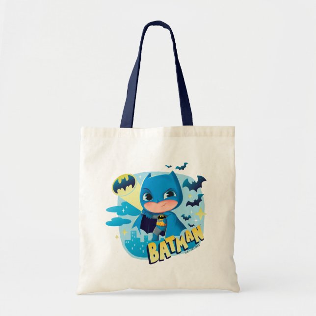 Bolso De Tela Cuter Than Cute Batman (Frente)