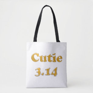 Bolso De Tela Cutie 3.14 Pi Day
