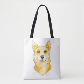 Bolso De Tela Cutie Corgi
