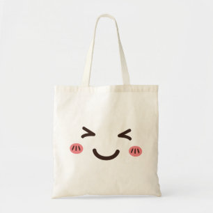 Bolso De Tela Cuto diseño facial Tote Bag