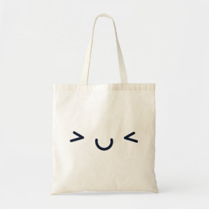 Bolso De Tela Cuto diseño facial Tote Bag
