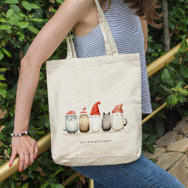 Bolso De Tela Cuto invierno gatos suéter Navidades suaves y bril