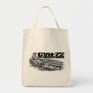 Bolso De Tela CVN-72 Abraham Lincoln Jumbo Tote Bag