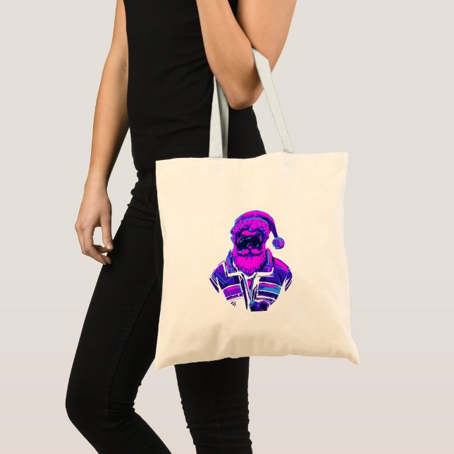 Bolso De Tela Cyberpunk Santa Claus (Anverso (producto))