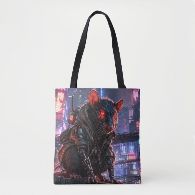 Bolso De Tela CyberRat (Anverso)