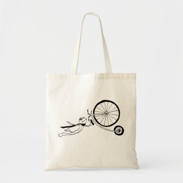 Bolso De Tela Cycling Frog (Frente)