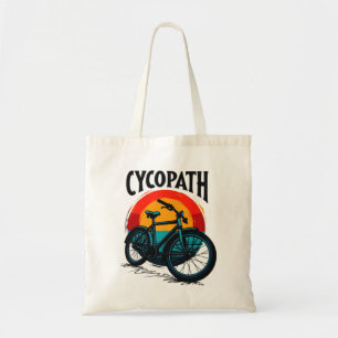 Bolso De Tela Cycopath: Bicicleta energética con té gráfico al a