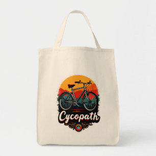 Bolso De Tela Cycopath: Bicicleta energética y gráfico de puesta