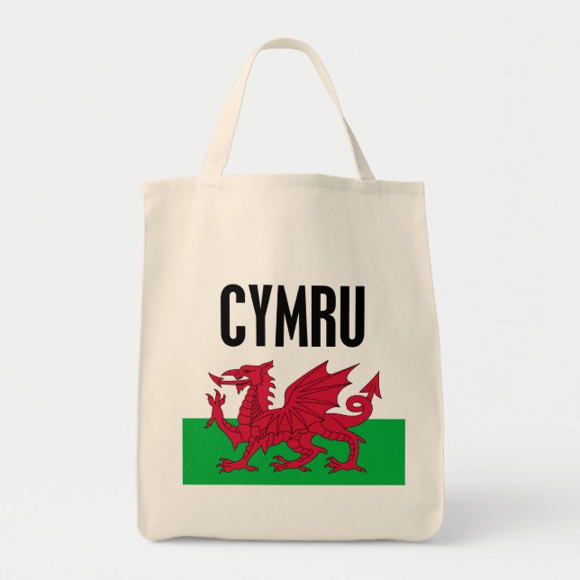 Bolso De Tela Cymru (Frente)