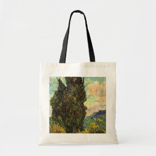 Bolso De Tela Cypreses de Vincent van Gogh