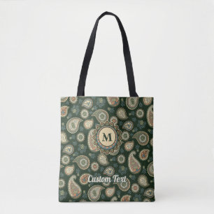 Bolso De Tela Cypress Paisley Pattern Tote Bag