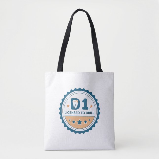 Bolso De Tela D1 to DDS  Dental Student Tote Bag (Anverso)
