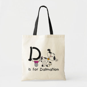 Bolso De Tela D es para camisetas y regalos de Dalmation