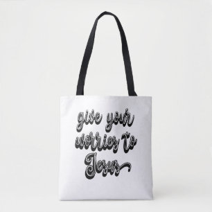 Bolso De Tela Da Tus Preocupaciones A Jesús