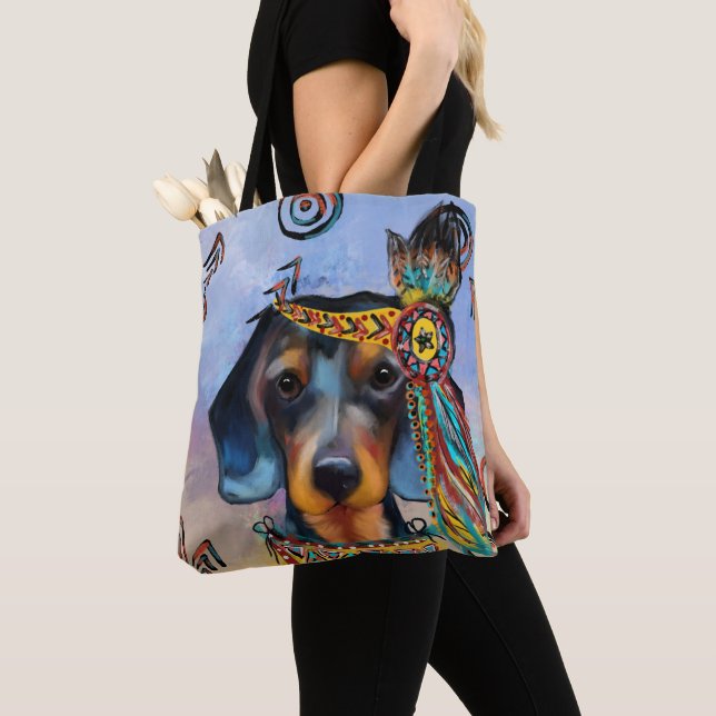 BOLSO DE TELA DACHSHUND   (Detalle)