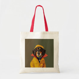 Bolso De Tela Dachshund