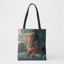 Bolso De Tela Dachshund