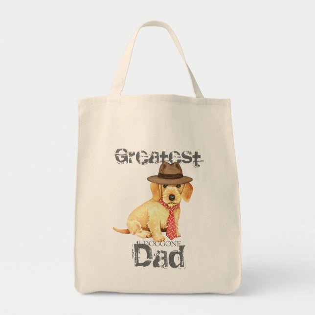 Bolso De Tela Dachshund Dad (Frente)