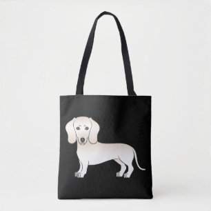 Bolso De Tela Dachshund de dibujos animados de capa suave de cre