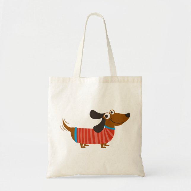 Bolso De Tela Dachshund Dog (Frente)