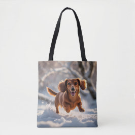 Bolso De Tela Dachshund Elegant Tote Bag