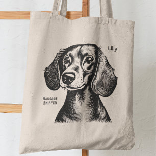 Bolso De Tela Dachshund Gift Para Los Propietarios De Teckel