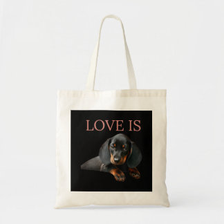 Bolso De Tela Dachshund Perro Mamá Papá Hombres Mujeres Niños Re