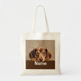 Bolso De Tela Dachshund Puppy Dog Mascota