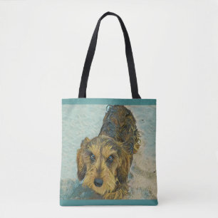 Bolso De Tela dachshund wirehaired