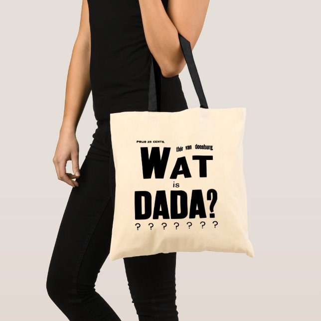 BOLSO DE TELA DADA ART AVANT GARDE THEO VAN DOESBURG (Anverso (producto))