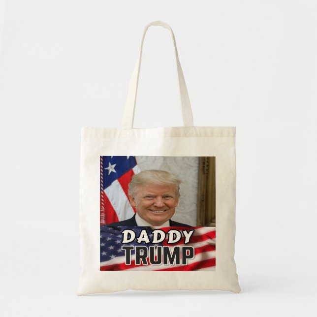 Bolso De Tela Daddy Trump (Frente)