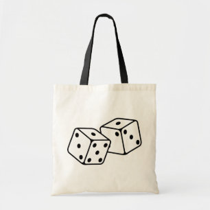 Bolso De Tela Dados retros