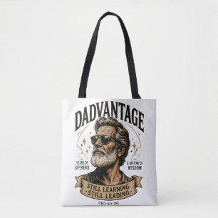Bolso De Tela DADVANTAGE Aún Aprendiendo Aún Liderando Retro Pap