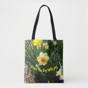 Bolso De Tela Daffodil amarillo