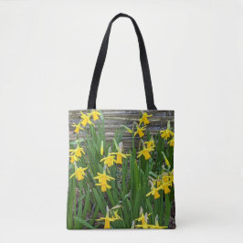 Bolso De Tela Daffodil amarillo florece