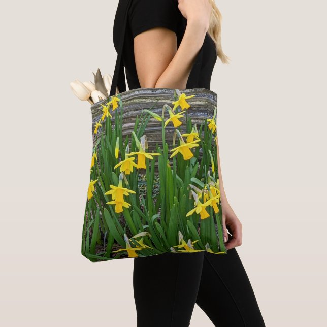 Bolso De Tela Daffodil amarillo florece (Detalle)