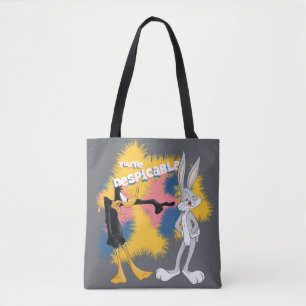Bolso De Tela DAFFY DUCK™ & BUGS BUNNY™ "Eres despreciable"