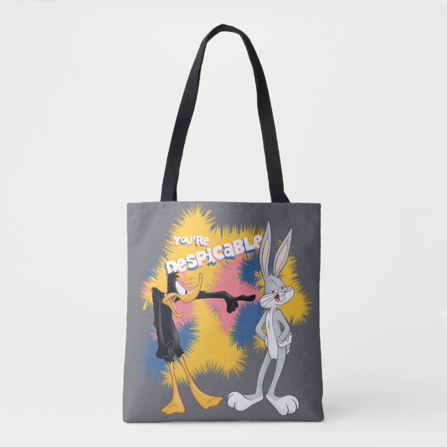 Bolso De Tela DAFFY DUCK™ & BUGS BUNNY™ "Eres despreciable" (Anverso)