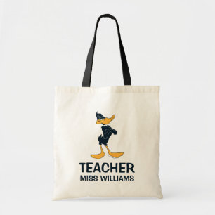 Bolso De Tela DAFFY DUCK™ con un maestro con brazos cruzados