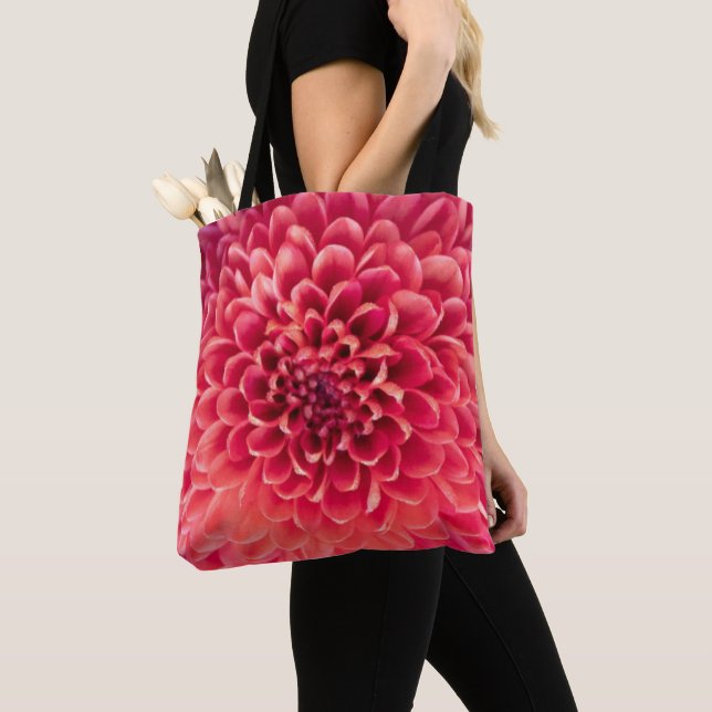 Bolso De Tela Dahlia Heart — (Detalle)