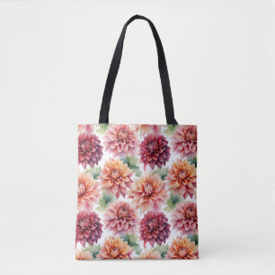 Bolso De Tela Dahlia Painting