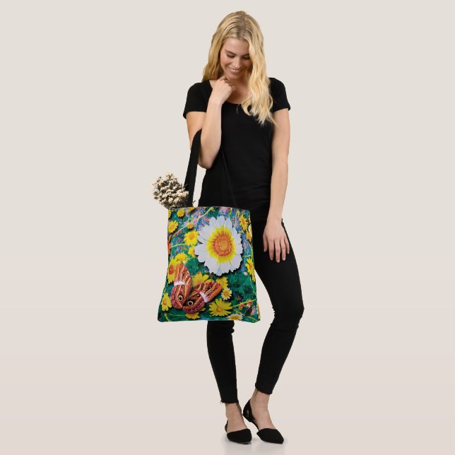 Bolso De Tela Daisies May (Puesto)