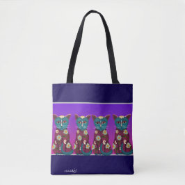 Bolso De Tela Daisy Cats