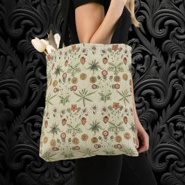 Bolso De Tela Daisy de William Morris, Flores victorianas vintag