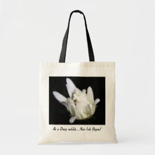 Bolso De Tela Daisy en flor