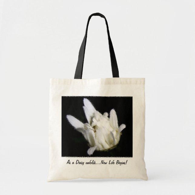 Bolso De Tela Daisy en flor (Frente)