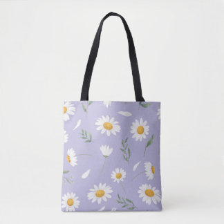 Bolso De Tela Daisy Floral Tote Bag